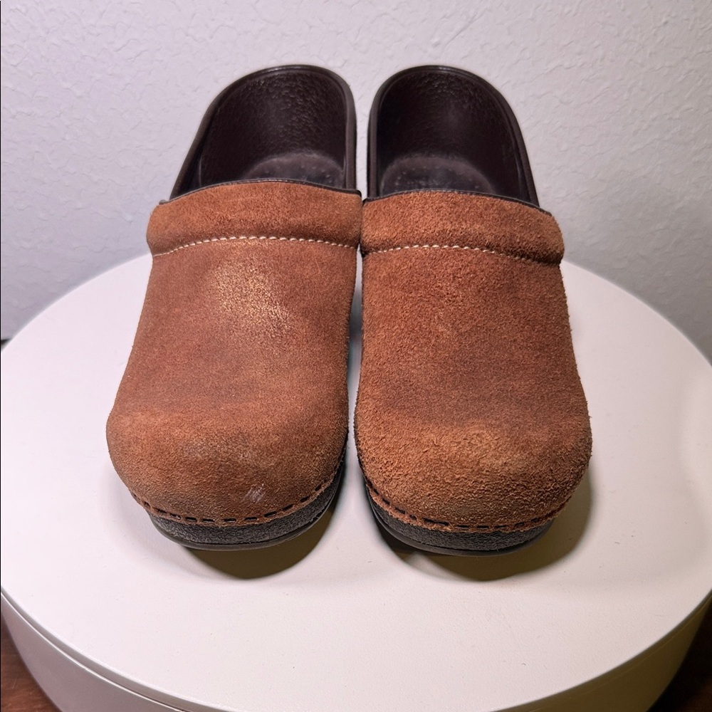 Dansko Brown Suede Women's Mules